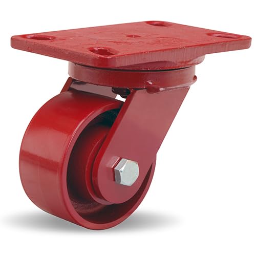 4" x 2" Hamilton S-HS-4MB HS Swivel Caster, Metal Wheel, 1,000 lb. Capacity