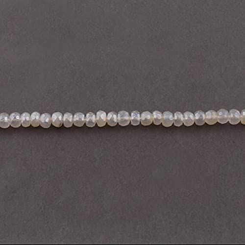 Perles rondelles chalcédoine silverite 7mm pour éviter les bijoux ternes