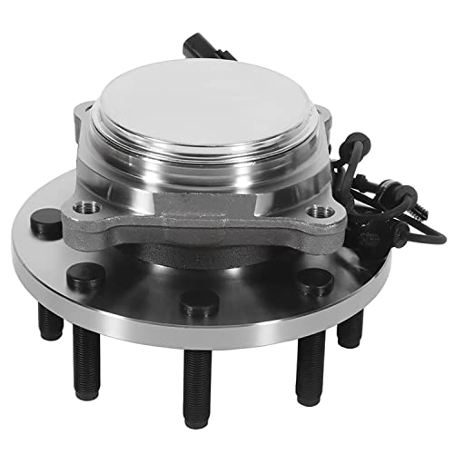 Image of Detroit Axle - RWD Pair Front Wheel Bearing and Hub Assembly for 2009 2010 2011 Dodge Ram 2500 Ram 3500 8 Lugs w /ABS