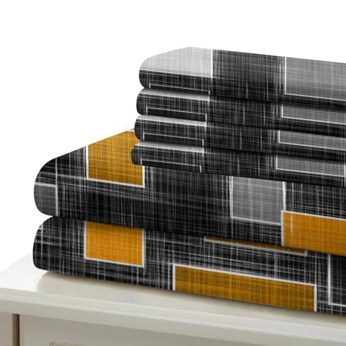Housse de couette géométrique moderne 3 pièces 260x220 cm - 7