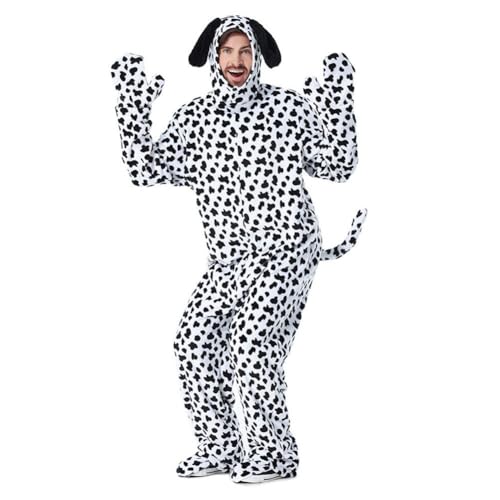 Combinaison pyjama dalmatien douillette déguisement rigolo - 8