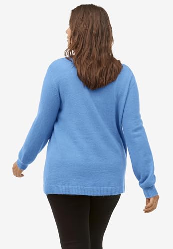 ellos Plus Size Crossover V-Neck Pullover2