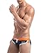MIZOK Men Bikini Swimsuits Swimming Brief Swimsuits Beach Board Shorts (Gray, M)