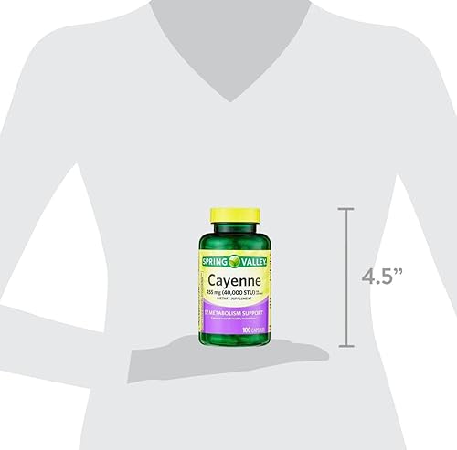Miniatura 9 de Spring Valley Cápsulas de pimienta de cayena 455 mg 100 unidades (1), juego con estuche de semana Fusion Shop Store (1)