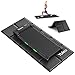 YOLEO Treadmill Mat Walking Pad Mat for Carpet, 160×75cm Foldable Exercise Equipment Mats - 6mm Thick Non-Slip, Shock Absorbing, Hardwood Floor Protection for Exercise Bike/Weight Bench/Treadmill/Yoga