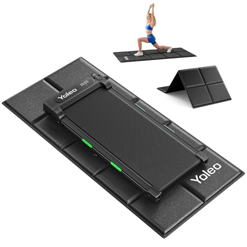 Yoleo Faltbare Bodenschutzmatte-160x75cm Laufband Matte Schalldämmend Rutschfester Bodenschutz für Teppiche&Hartböden stoßdämpfend bodenschutzmatte fitnessgerät für Hantelbänke