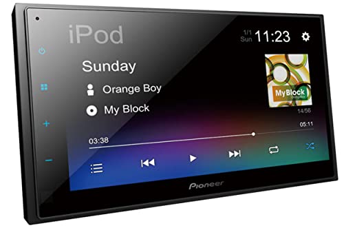 Pioneer 6.8" Double Din Touchscreen Display, Apple Iphone And Android Music Support, Bluetooth In-Dash Am/Fm Front Usb Digital Multimedia Car Stereo Receiver/Free Alphasonik Earbuds #TOP5