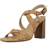 Geox New Women's Audalies Sandal Caramel Leather 41