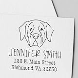 Mastiff PSI Professional Mailing Address Stamp for Change of Address Notices, Baby Announcements & Pet Services | Custom Self-Inking Return Labels for Moving, Veterinary & Insurance Updates 1-5/8