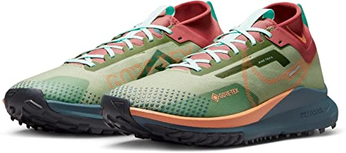 Foto von Nike Herren React Pegasus Trail 4 Gore-TEX Sneaker, Alligator/ORANGE Trance-Mint Foam, 43 EU
