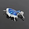 Entwicklt Épingles De Sûreté, Broche De Fille De Papillon Bleu Délicat De Mode Vintage Chic Pour Les Femmes, Accessoires De Bijoux Tout-Match Pour Femmes Pour Vêtements Robe De Bureau De Fête, C #4