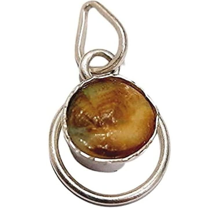 Vighnaharta Ganesh Original Mach Mani(Sea Stone) in Pure Silver Locket(Lab Certified) (B0BWNSX3CV) Amazon Price History, Amazon Price Tracker