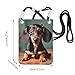 Imagen de kurue Bonito bolso cruzado pequeño con estampado de perro salchicha para el hombro