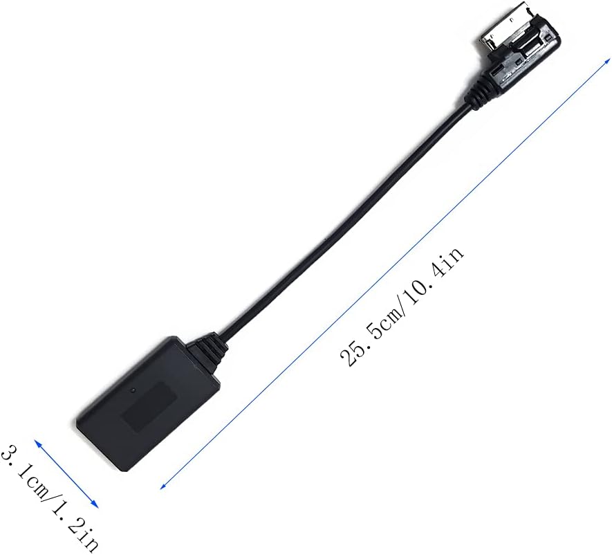 Bluetooth Adapter Compatible with Mercedes Benz Car Apple Android Phone Music MMI Interface Wireless Cable Capable Devices