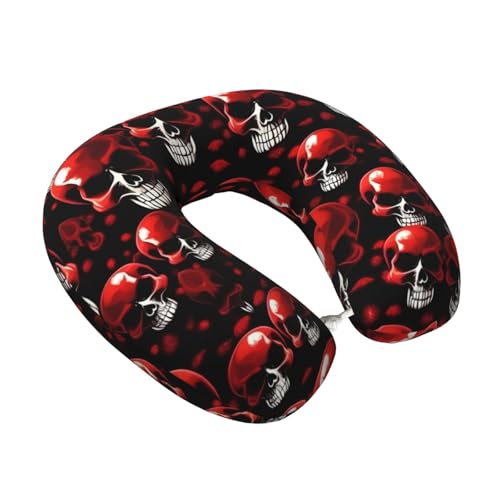 Almohada de viaje de espuma viscoelástica negro tamaño único miniatura 2