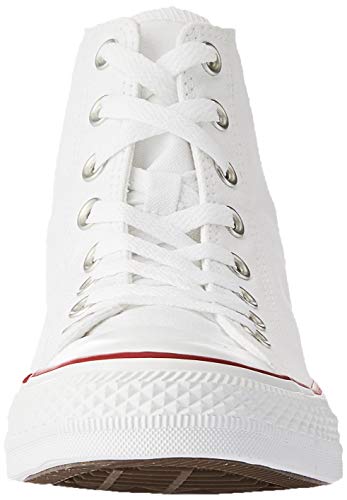 Converse Mens All Star Hi Top Chuck Taylor Chucks Sneaker Trainer - Optical White - 122