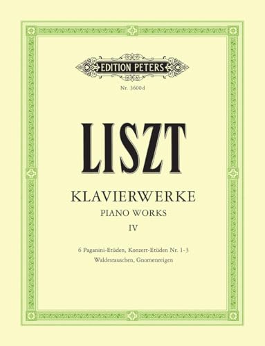 Piano Works (Edition Peters, 4) (German and English Edition)