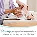 Hypoallergenic & strong Baby Wipes with 99% Water, Unscented & Plastic-Free, 4 resealable Packs (288 Wipes Total)
