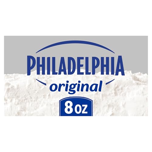 Philadelphia Cream Cheese, 1 Block, for Recipes and Baking, Original Style, No Artificial Preservatives, Flavors or Dye, 8 oz
