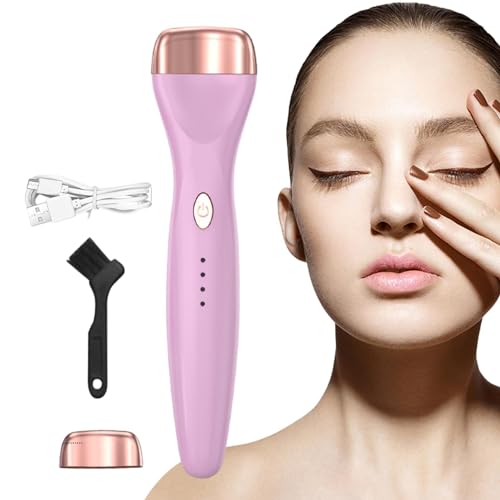 Rizador de pestañas eléctrico, rizador de pestañas calefactor,rizador de pestañas 5D, carga USB, rizador de pestañas, recargable ajustable para todo tipo de pestañas, cejas naturales
