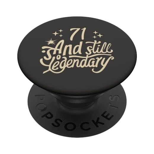 71 cumpleaños 71 y todavía legendario vintage 71 años PopSockets PopGrip Intercambiable