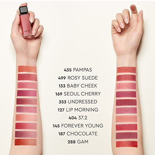 Hera Sensual Powder Matte Liquid Lipstick, Endorsed By Jennie Kim, Nourish And Long Lasting For Smooth Full Lips By Amorepacific 499 Rosy Suede #TOP7