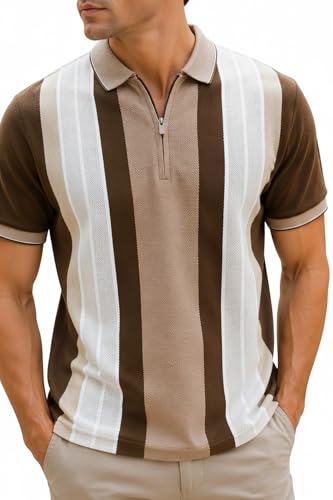 Image of GODFREY Half Cotton Polo T Shirt for Man with Pocket - Regular Fit Mens Collar Tshirt