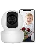 ANBIUX Indoor Security Camera, Pet Camera with Phone App, WiFi Cameras for Home Security Camera for Dog/Baby/Elder Pan Tilt, 2.4G, 24/7, 2-Way Talk, Human Detection, Motion Tracking, SD&Cloud…
