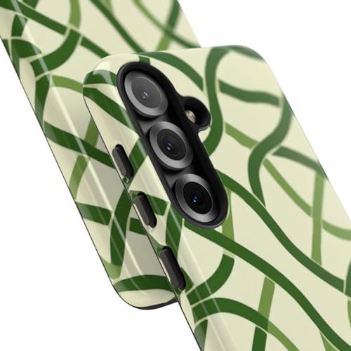 Coque résistante Samsung S25 motif celtique vert éclat brillant durable - 2