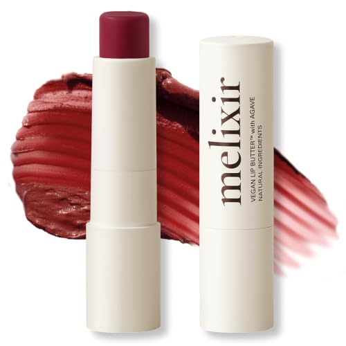 Melixir Vegan Lip Butter, Tinted Lip Balm for Dry Lips #11 Autumn Rain