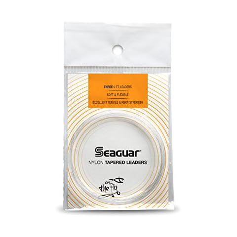 Seaguar 4XNL9 Nylon Tapered Leader Fishing Tipet, Clear Cover