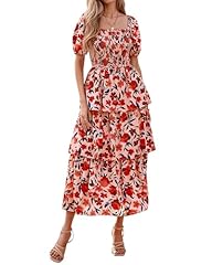 Floral Orange Pink Red