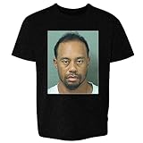 Golf Goat Celebrity Mugshot Funny Youth Kids T-Shirt Black XS