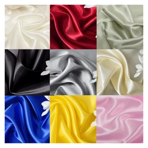 Tissu satin de doublure 150x200cm couture robe pyjama et nappe