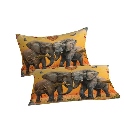 Housse de couette éléphant parure de lit cadeau idéal