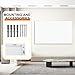 600W Indoor Infrared Space Heater - NEW Energy Efficient wall Electric Heating - for 140 Sq Ft Room Odorless Silent Design -Space Heater with Thermostat Overheat Protection