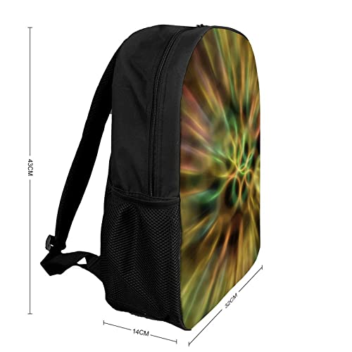 Mochila escolar de 17 pulgadas con estampado 3D unisex para estudiantes 2