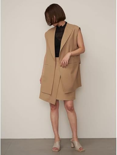 Amazon | [フレイ アイディー] バックベルトデザインボックスジレ 