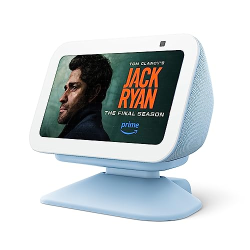 Echo Show 5 (3rd Gen) with Adjustable Stand with USB-C Charging Port | Cloud Blue