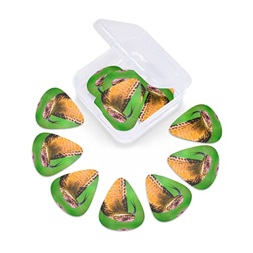 Pack de 12 médiators Cobra Snake pour guitare électrique guitare acoustique guitares diverses - Les Beatles, Paul McCartney, John Lennon, RIngo Starr, George Harrison Pack de 12 médiators Cobra Snake pour guitare électrique guitare acoustique guitares diverses – Image 6