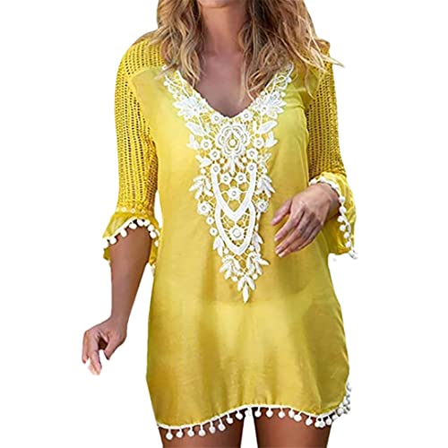 Robe de plage en maille Adhdyuud XXL idéale pour vos après-midis au beach club