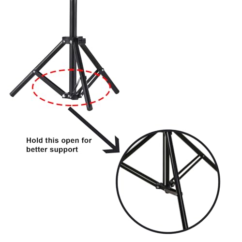 Docooler Universeller Projektor-Stativständer, Dehnbare Projektorhalterung, tragbare Halterung aus Aluminiumlegierung, 1/4-Zoll-Schnittstelle, höhenverstellbar für LCD-Projektor