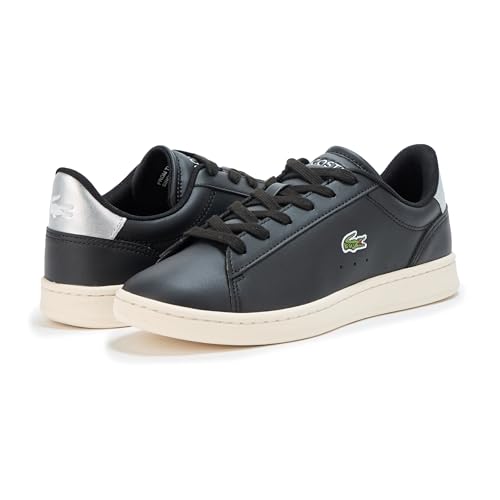 Lacoste Junior's Carnaby Set Sneakers, Black & Off White, 2 by Lacoste - Used condition - Image 3