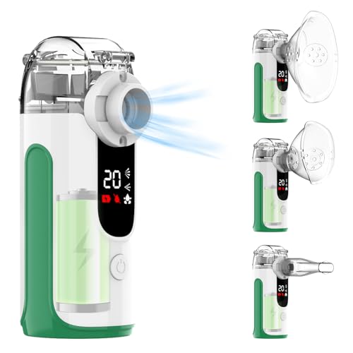 Portable Mesh Nebulizer for Adults & Kids, Handheld Ultrasonic Ne...