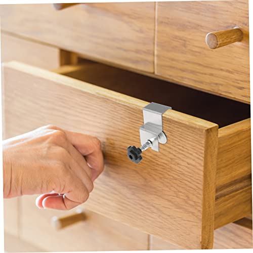 DOITOOL 12 peças de ferramentas de instalação de porta de clipe de painel braçadeiras de armário gra