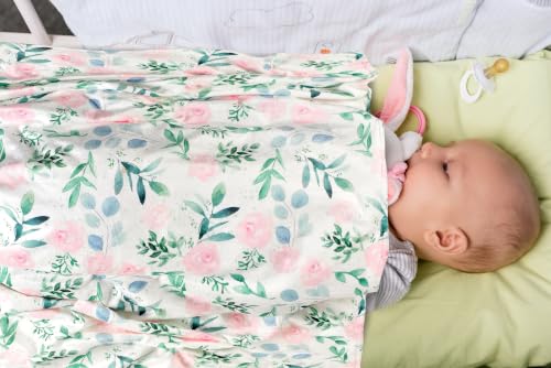 Image of Baby Mink Blanket (Pink and Green)