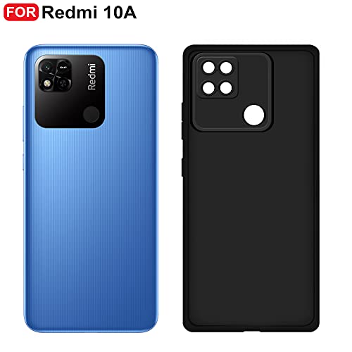CEDO-Redmi-10A-Poco-C31-Back-Cover-Matte-Soft-Silicon-Flexible-Camera-Bump-Protection-All-Side-Shock-Proof-Rubberised-Back-Case-Cover-for-Xiaomi-Redmi-10A-Poco-C31-Black