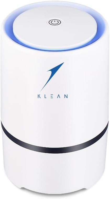 Klean Air Purifier | Portable Air Cleaner for Home with True HEPA Filter | Air Purifier for Bedroom, Living Room, Kitchen & Office | Removes Dust, Pollen, Smoke, Odours | Quiet Operation | UK Brand