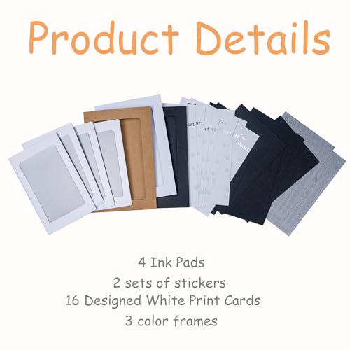 image for DeerZone Inkless Paw Print Kit,Dog Paw Print Kit,Dog Nose Print Kit,Cl