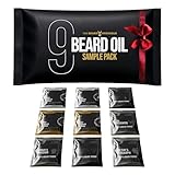 The Beard Struggle 9 Beard Oil Voyager Sample Pack, Variety Beard Oil for Men Sampler with 9 Different Scents, All Natural Ingredients, Beard Growth Oil for Soft and Healthy Hair, Day Liquid Tonic